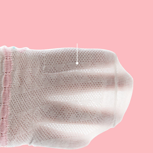 Children's Mesh Card Silk Lightweight Breathable Lace Strawberry Cotton Socks