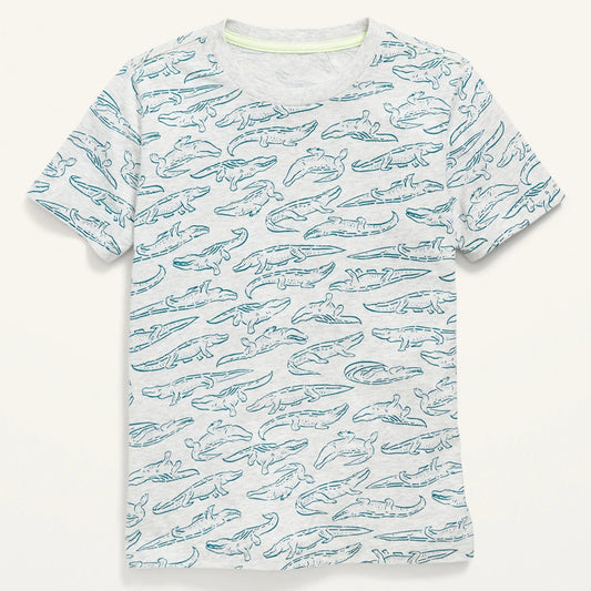 3D Digital Printing Short Sleeve Top Fashion T-shirt
