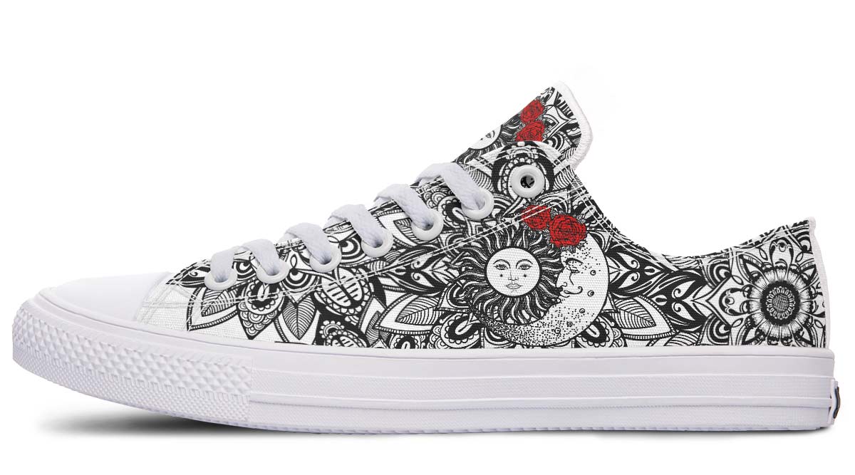Fashion Print Couple Low-Top Canvas Shoes