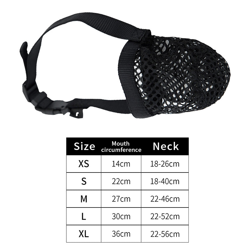 Anti-biting Licking And Eating Small And Large Dog Muzzle