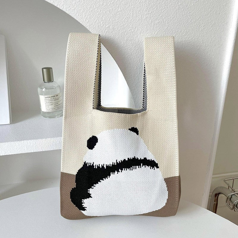 Women's Knitted Bag All-match Casual Handbag