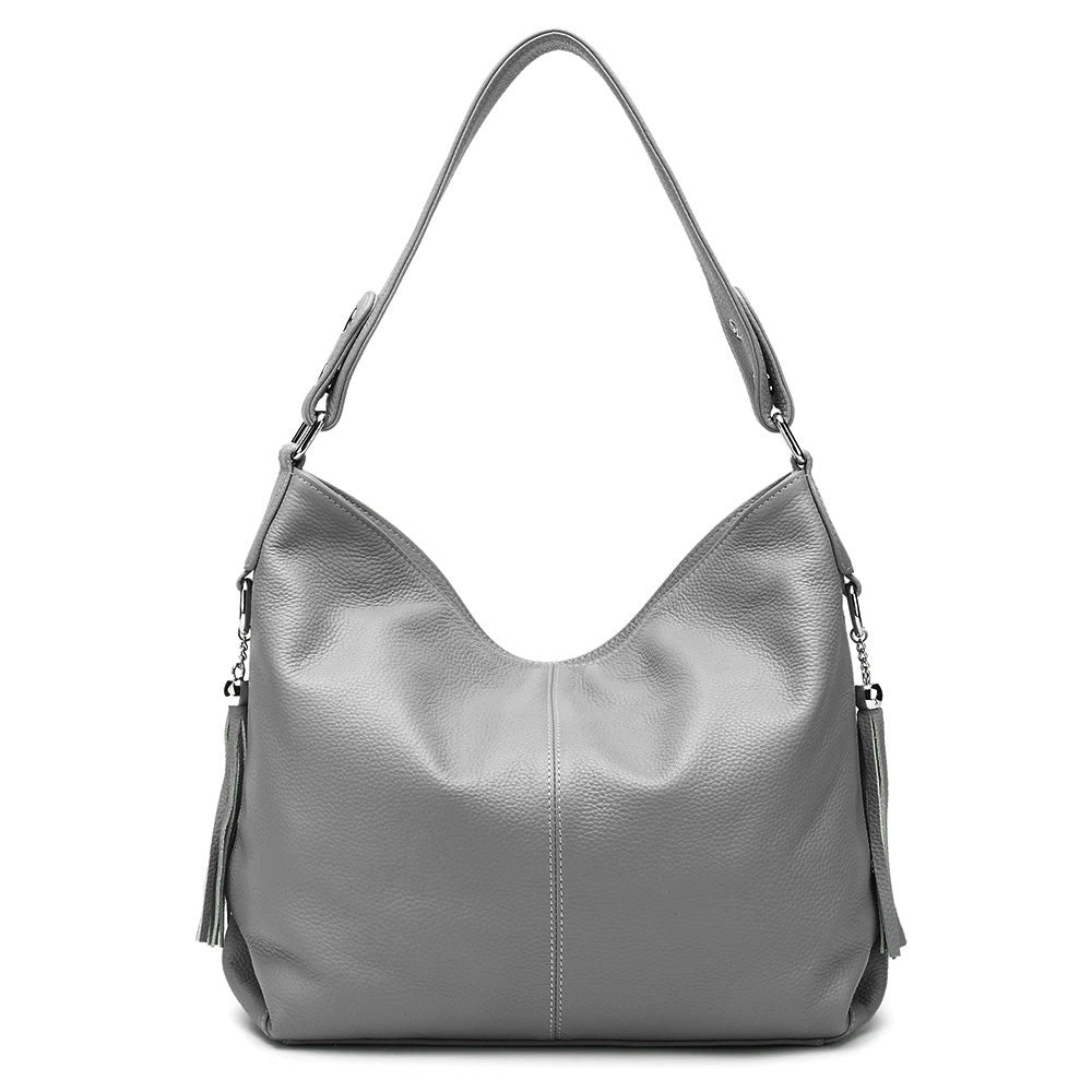 New Style Cowhide Shoulder Bag Fashion Tassels