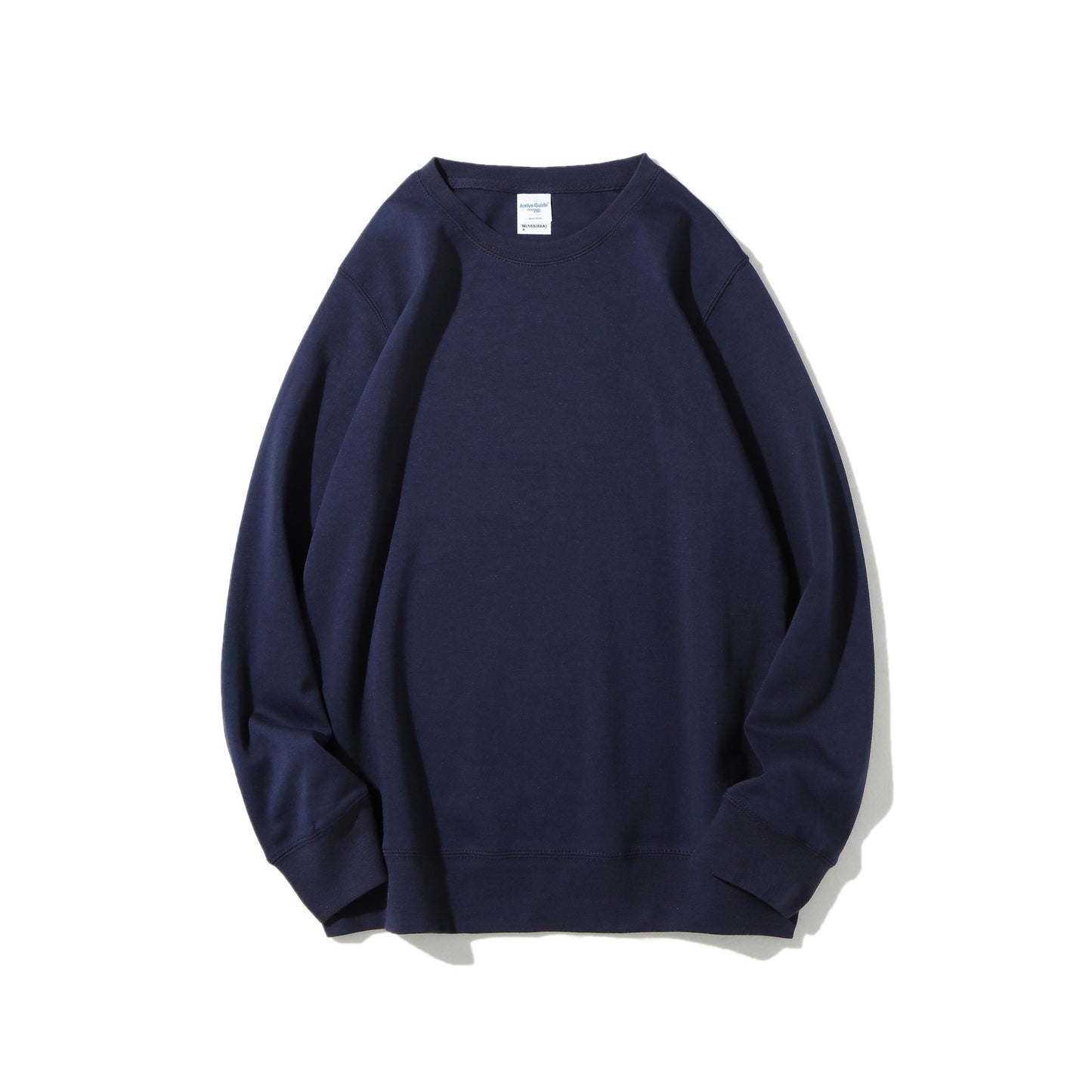 Solid Healthy Round Neck Sweater Long Sleeve