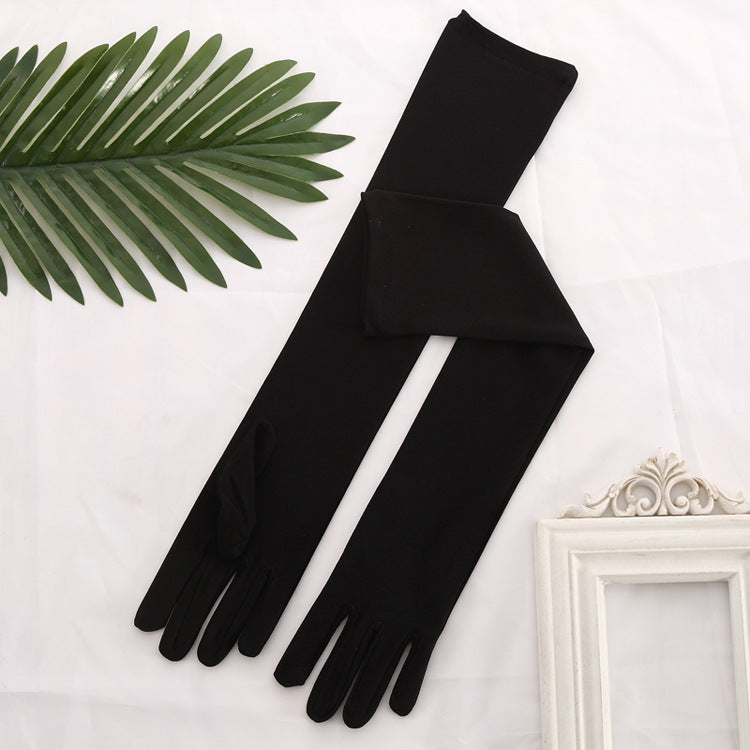 50cm Over Elbow Performance Matte Stretch Gloves