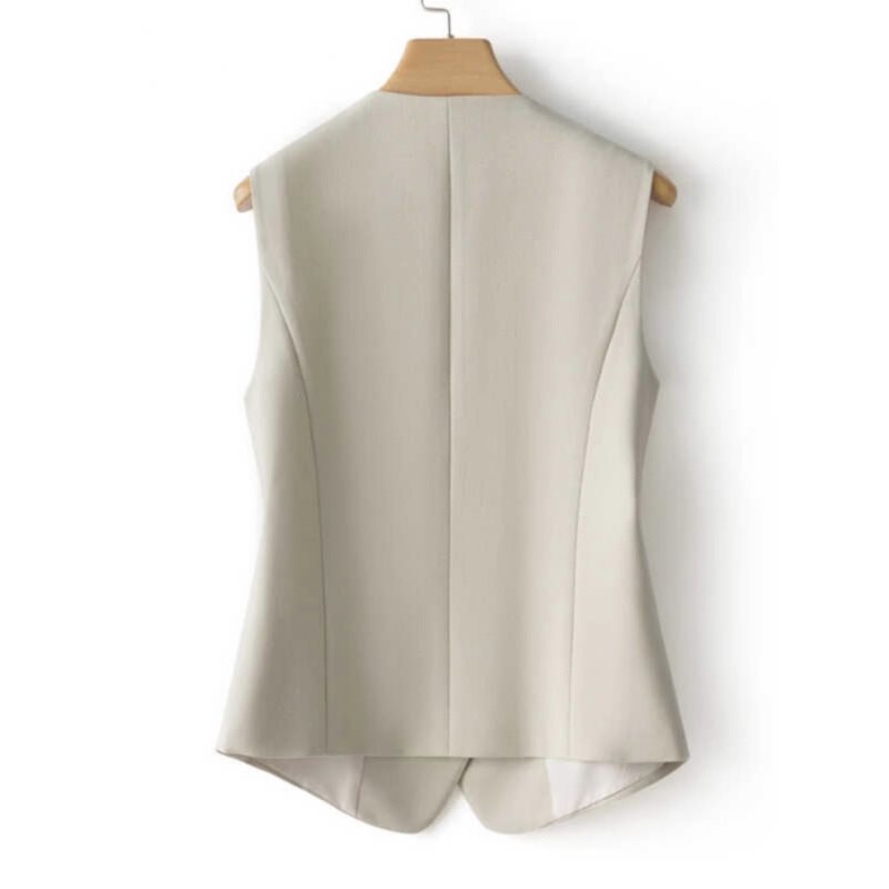 Spring And Autumn Sleeveless Coat Temperament Vest Top