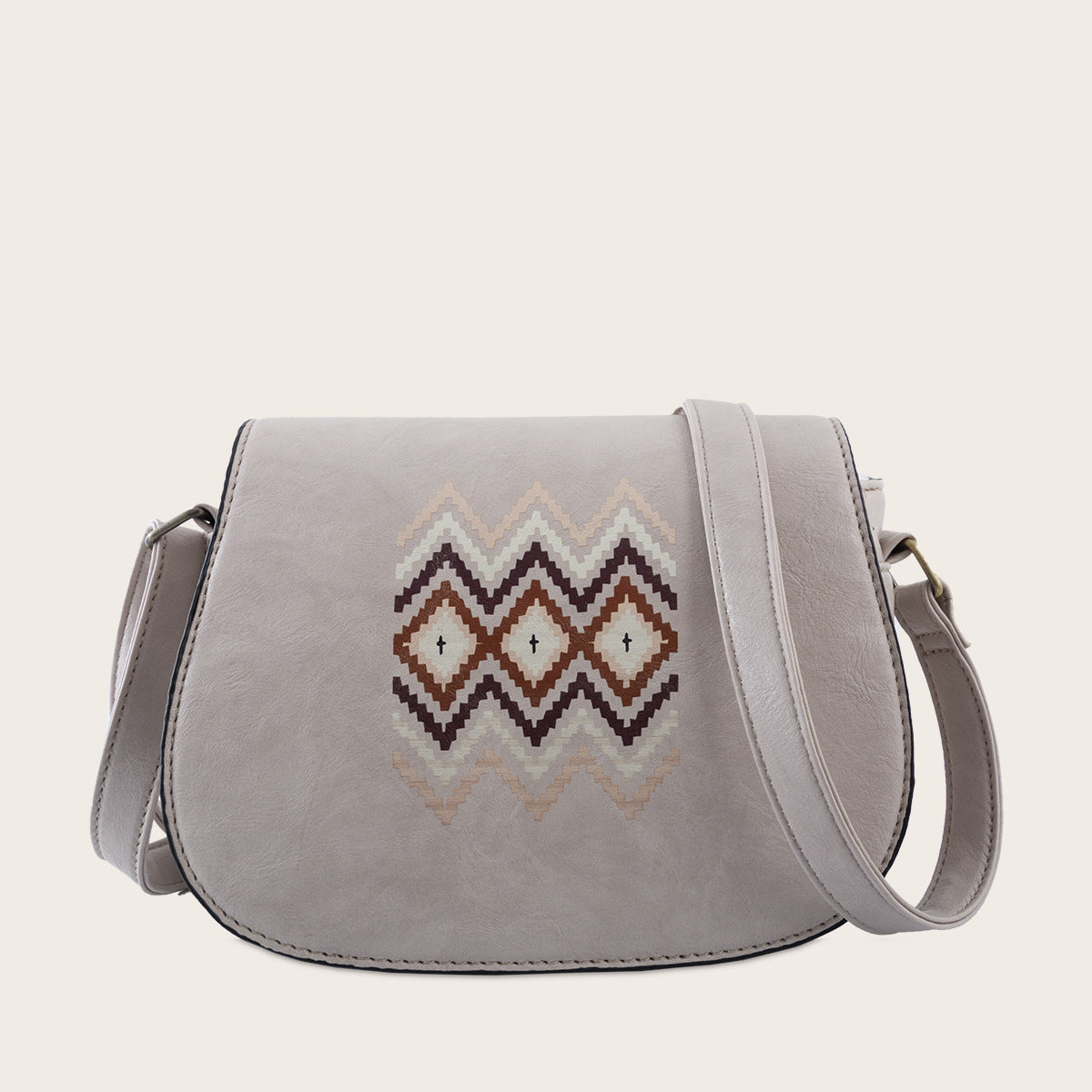 European And American Retro Saddle Messenger Bag
