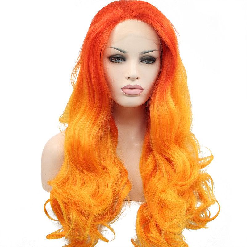 Lace Wig Big Wave Two Tone Head Cover