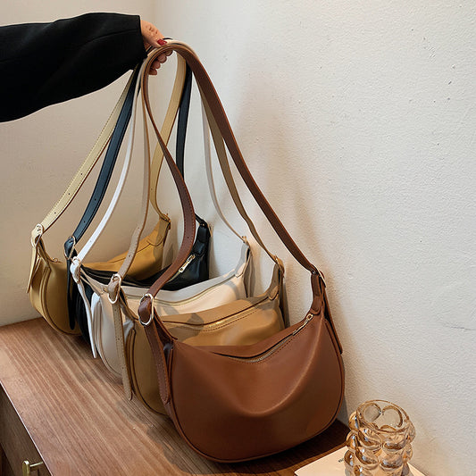 Trendy og alsidig enkel skuldertaske i premium-kvalitet