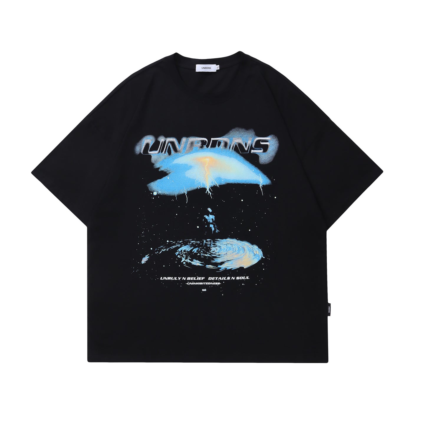 Amerikansk streetwear-mærke, slidt kortærmet T-shirt