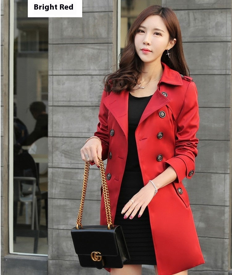 Damemode Trenchcoat Mellemlang frakke