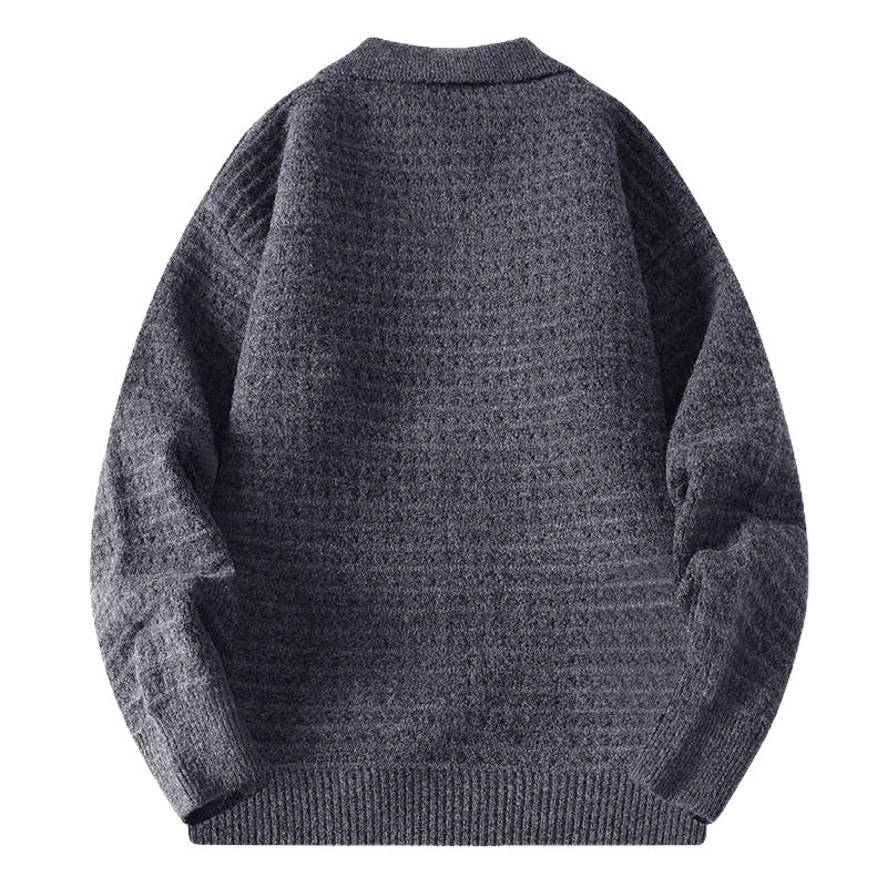 Ny mode afslappet strikket cardigan til mænd
