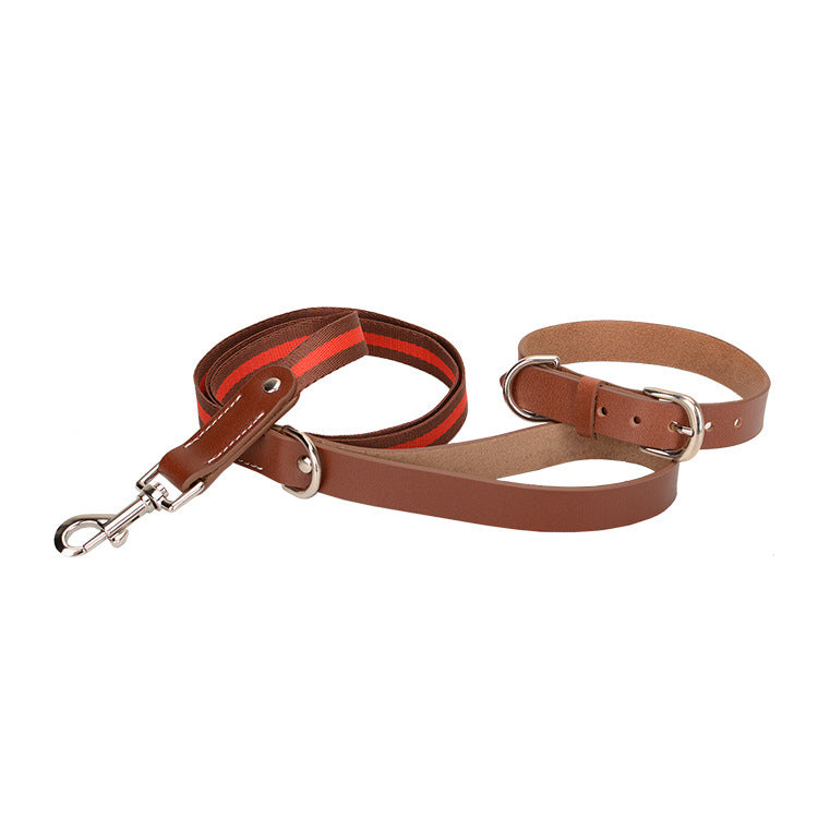 Multi-color Comfortable And Continuous Pet Dog Collar Traction Rope