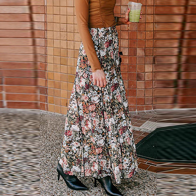 Women's Multi-color Floral Print Sheath Dress