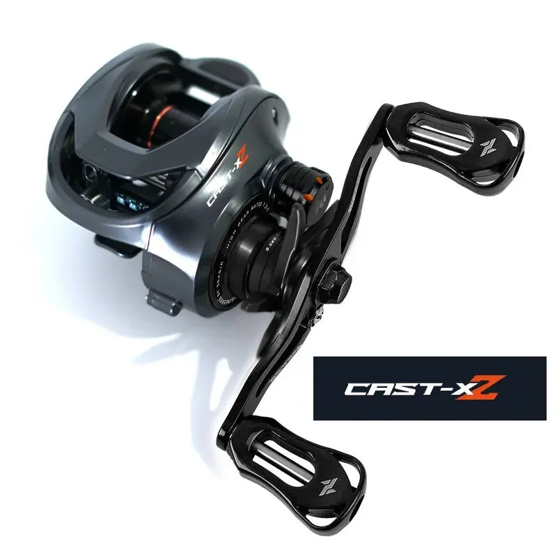 Cast X2 Baitcasting Reel 7.3:1 Hybrid Ceramic Bearing Carbon Fiber Washer Dual Bearing System N52 Brake Fishing Reels
