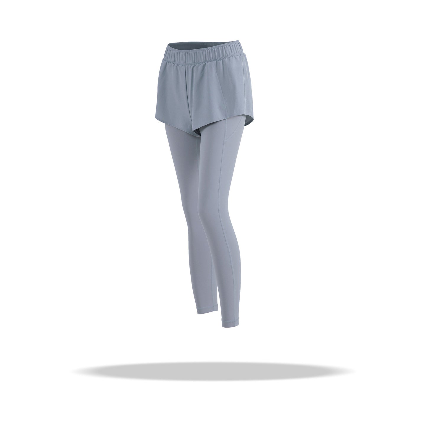 Women's Fake Two Piece Sports Pants Running Fitness
