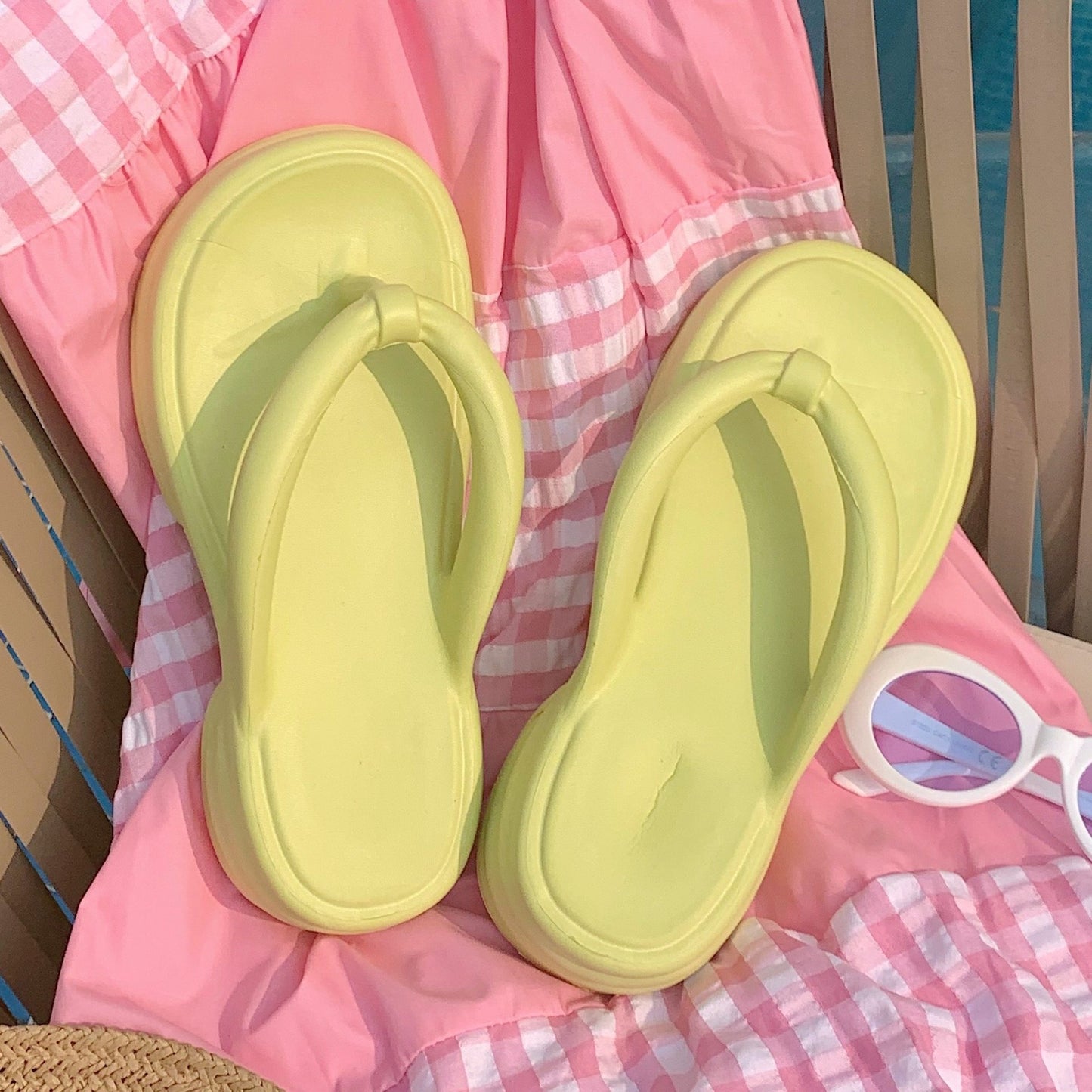 Sommer Nye Enkle Komfortable Platform Klipklappere