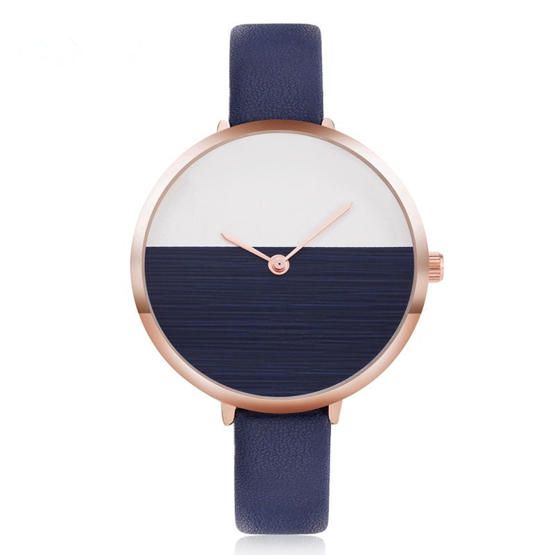 Students Korean Style Simple Women's Waterproof Fashion Quartz Watch Strap Foreign Trade