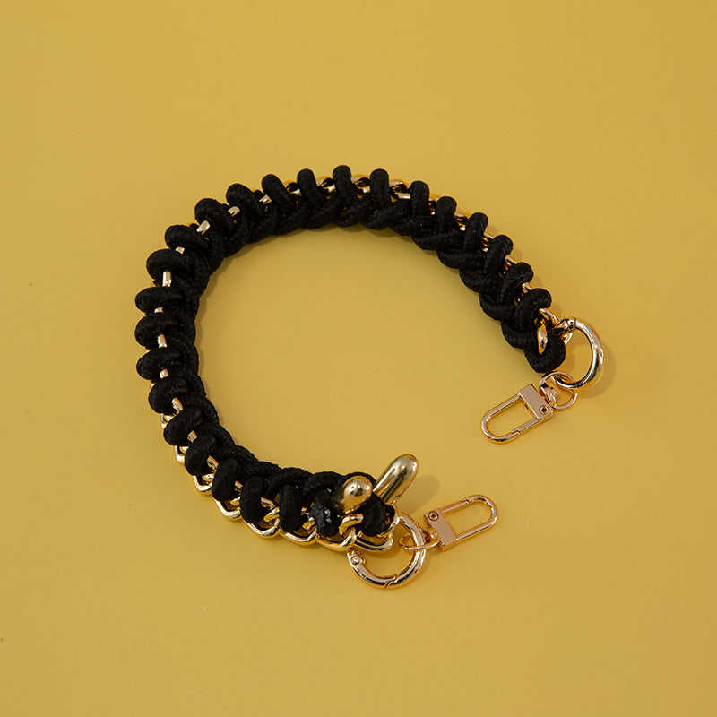 Women's Bag Woven Bag With 40cm Short With Buckle Can Be Mobile Phone Charm