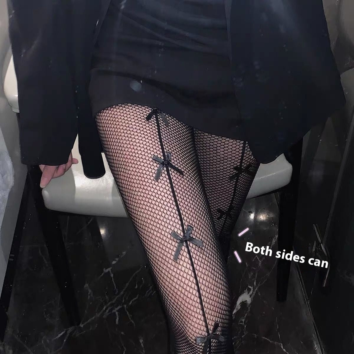 Hollow Lace Mesh Stockings Bottoming Pantyhose Japanese Lolita Retro