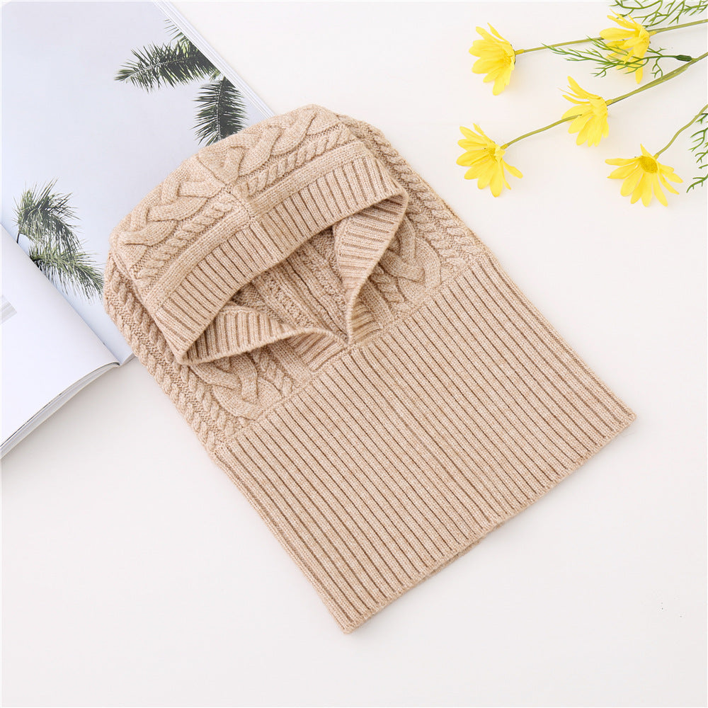 Women's Thickened Thermal Dual-use Knitted Scarf
