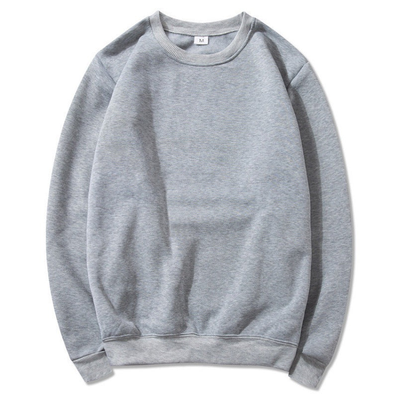 Mænds afslappede sweatshirt med rund hals