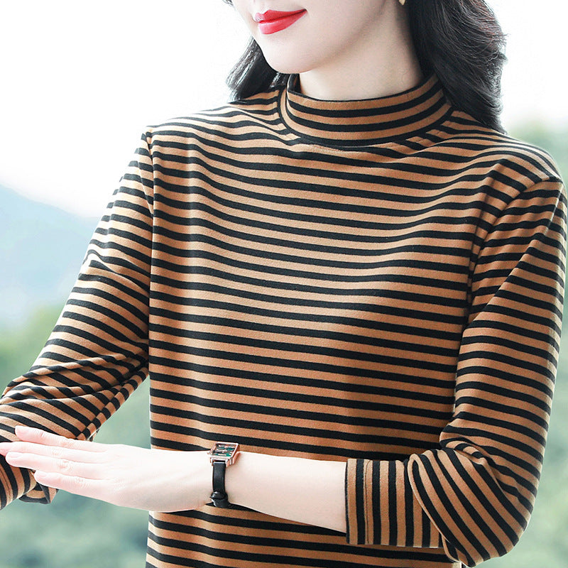 Women's AutumnWinter New Inner-Layer Warm Long-Sleeve Top