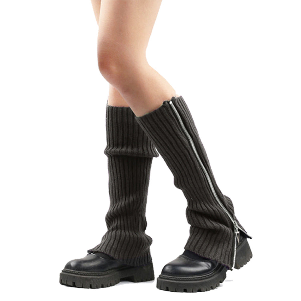 Woolen Yarn Socks Women's Knitted Slip-on