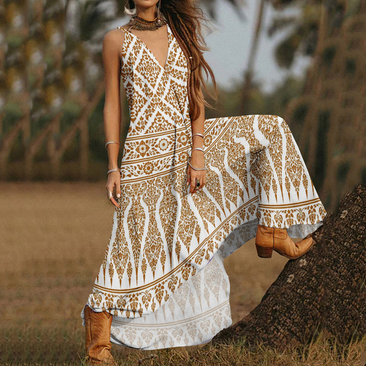Holiday Girl Dress Fashion Print