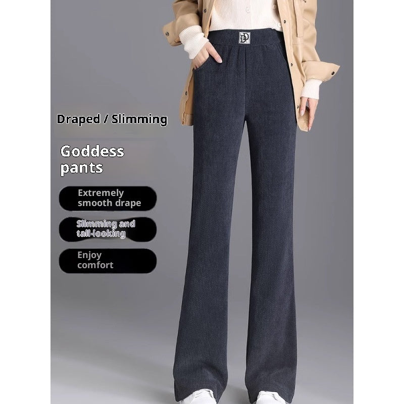 AutumnWinter Northeast Chenille-Brushed Casual Pants