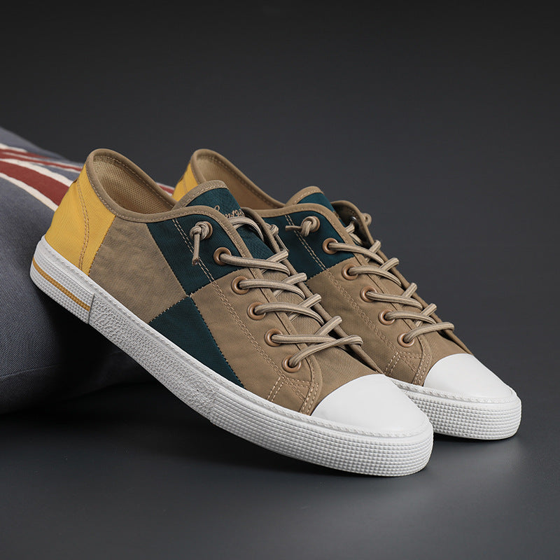 New Men's Low-top Casual Canvas Shoes