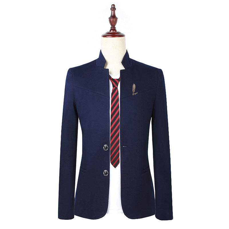 Men's Casual Slim Solid Color Top Coat
