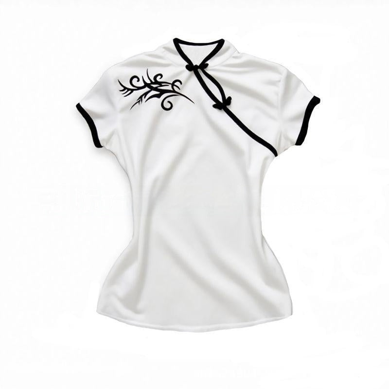 Retro-chic Modern Chinese-style Fashion T-shirt
