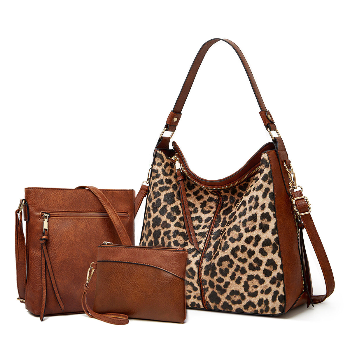Large Capacity Tote Shoulder Bag Three-piece Set