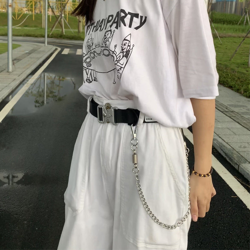 Functional overalls with belt for men and women