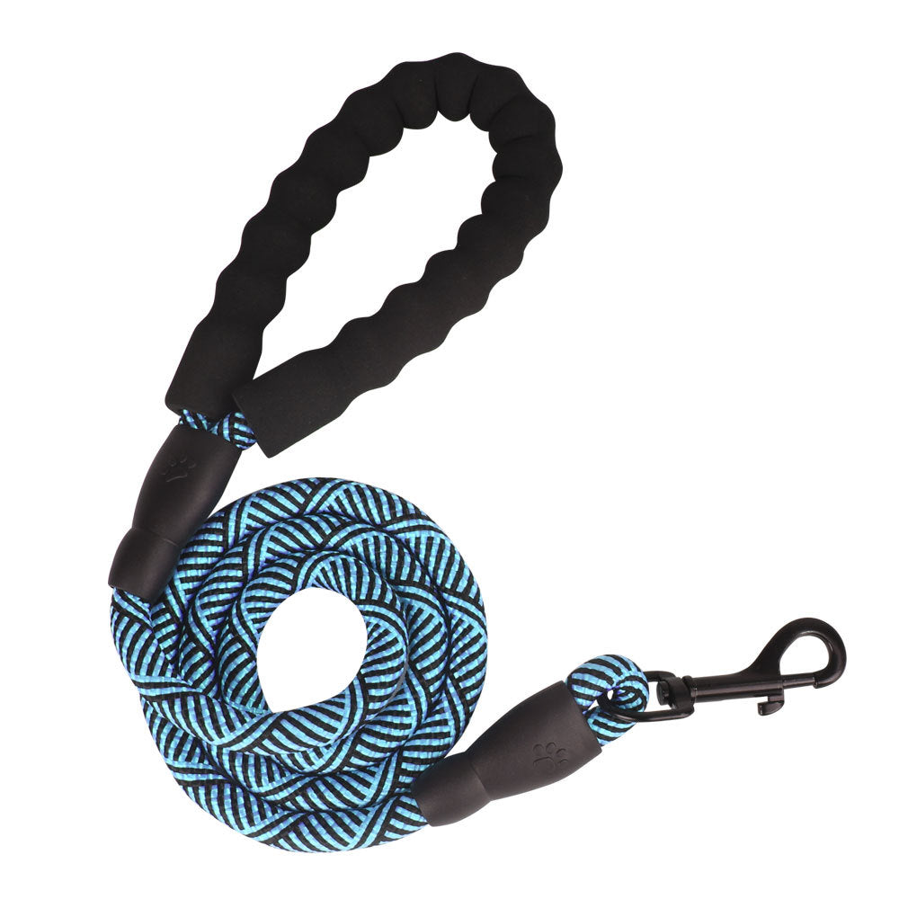 Hund Nylon Træktov Trækresistent P-kæde Rundtov Gåtur Enkelt Hundesnor Hundekæde