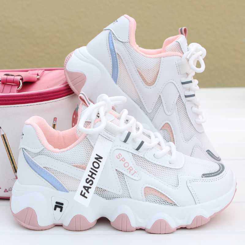 Summer Breathable Mesh White Sneakers