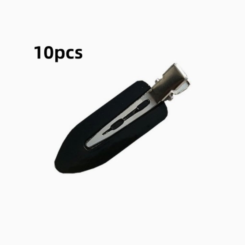 Traceless Barrettes Hair Makeup Hairpin Bang Side Clip Children Internet Celebrity Minimalist Small Leaf Duckbill Clip