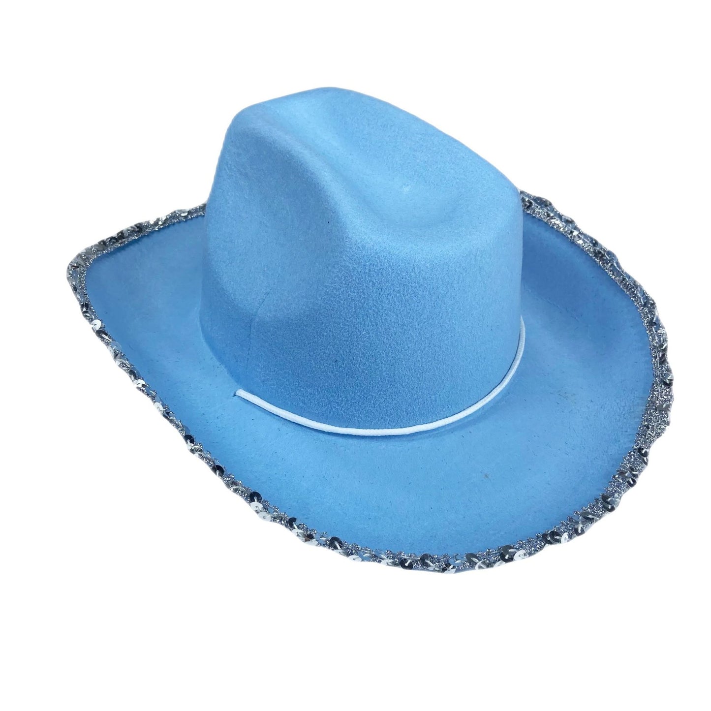 Silver Edge Diamond Fashion Hat