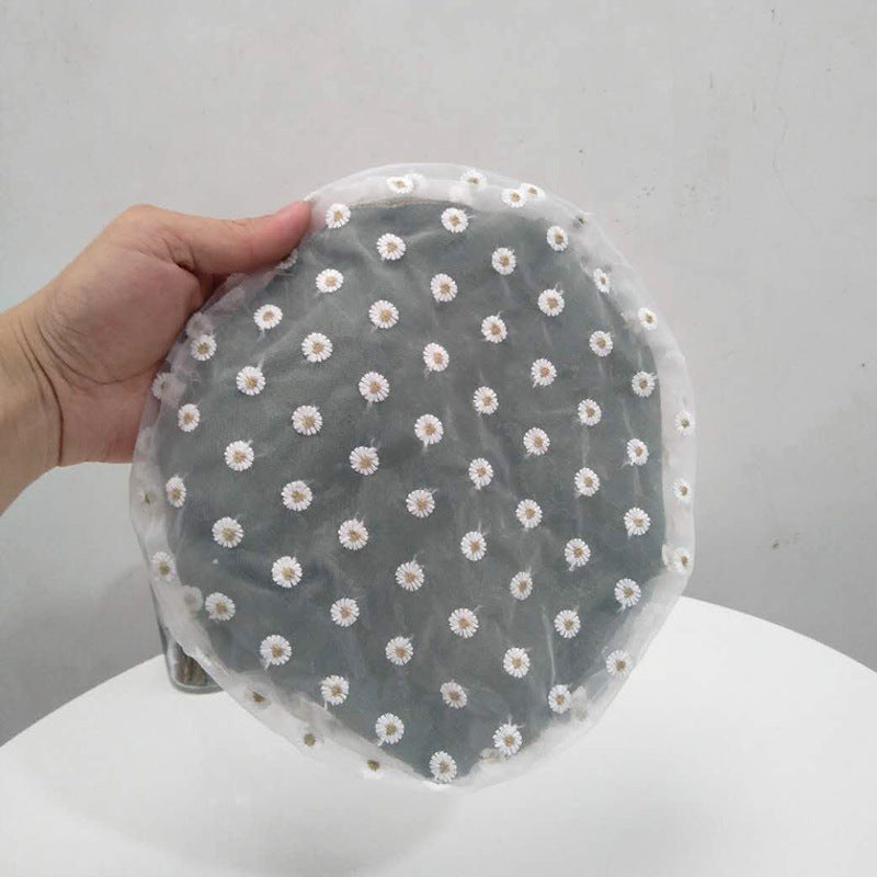 Hat Women Japanese Cute Daisy Mesh Beret