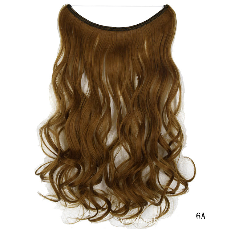Women's One-piece Seamless Hair Extension Wig Set