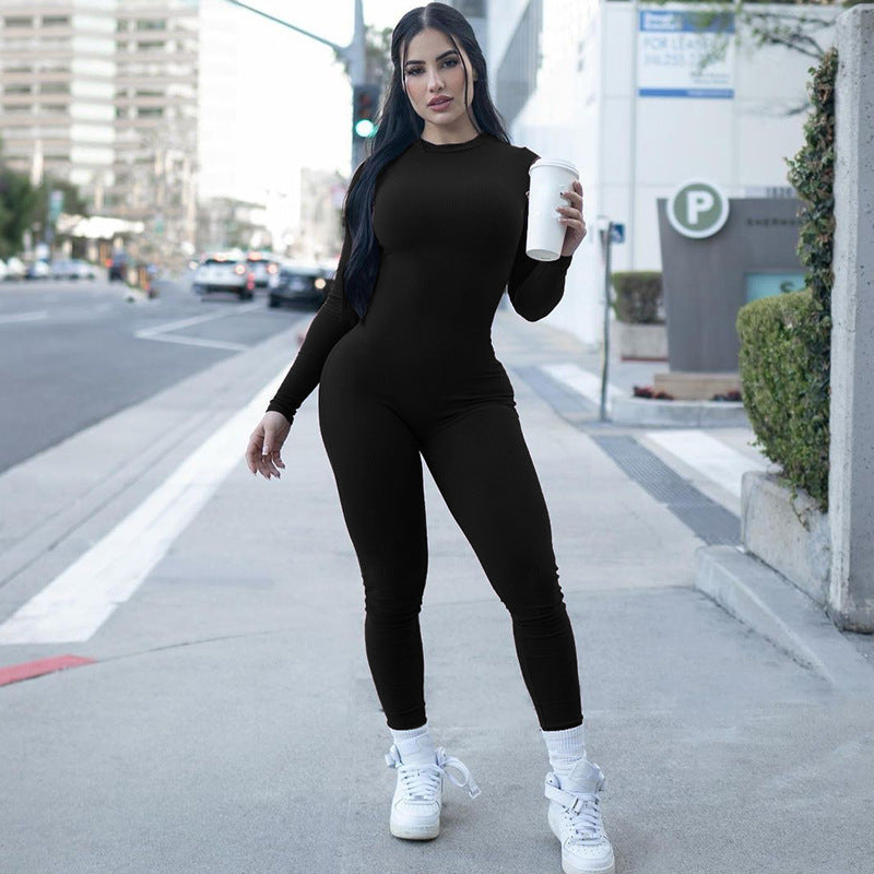 Solid Knitted Pit Yoga Pants