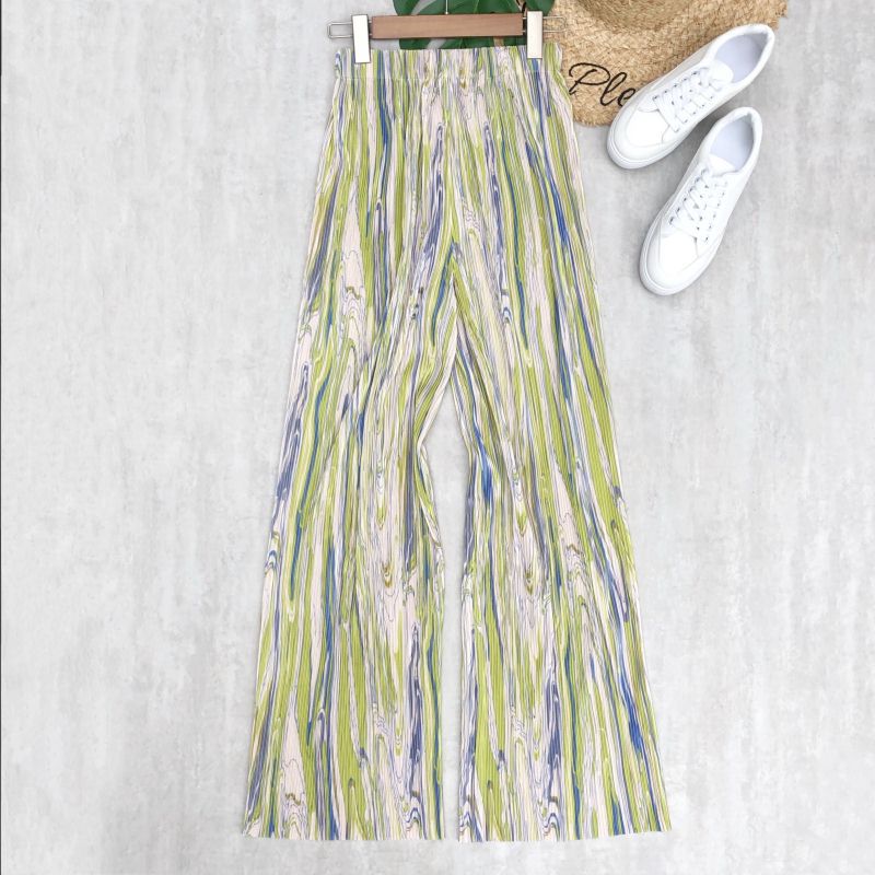 Spring And Summer Women's Wide-legged Pants High Waist Pleated