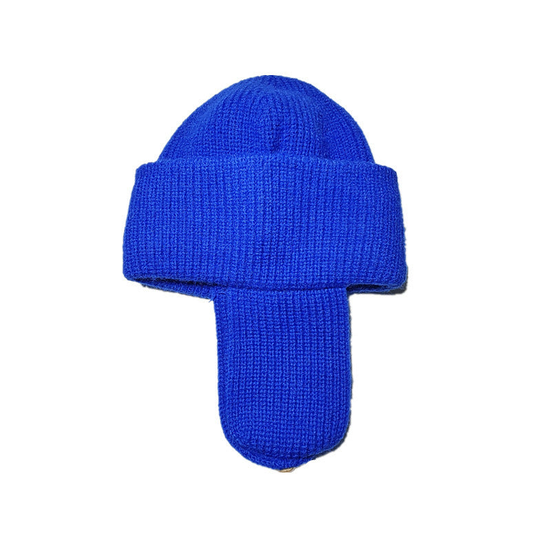 Women's Warm Ear Protection All-in-one Wool Hat