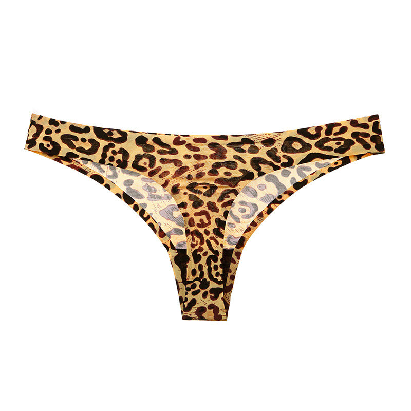 Ice Silk Seamless Thong Women's Pure Desire Style European And American