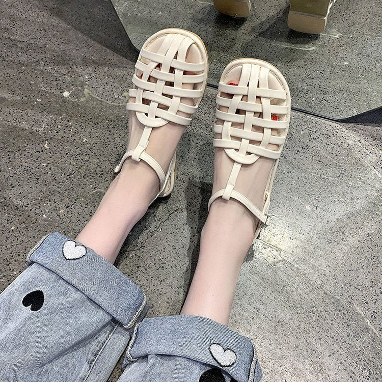 Women's Fashion Outerwear Flat All-match Sandals