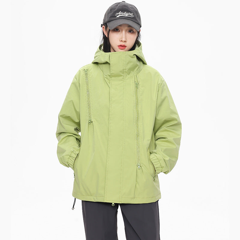 Outdoor Shell Jacket Hong Kong Style Coats