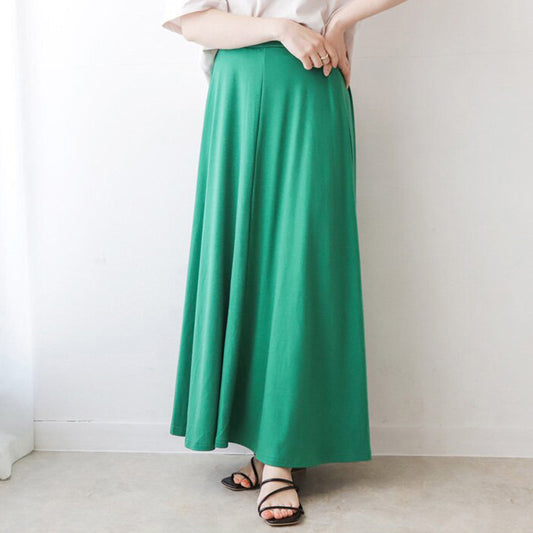 Spring And Summer Women's Large Swing Flare Skirt Long