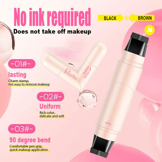 All-in-one Makeup Eyeliner Stamp Pen For Precise Application