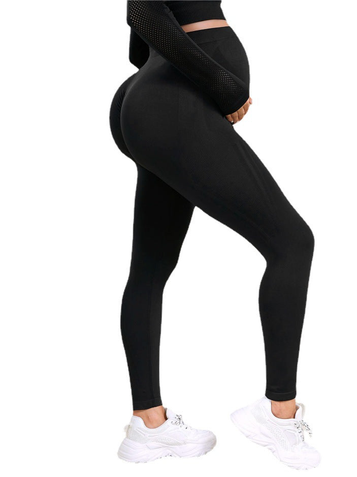 Antenatal Yoga Trousers High Elastic Belly Support Quick-drying