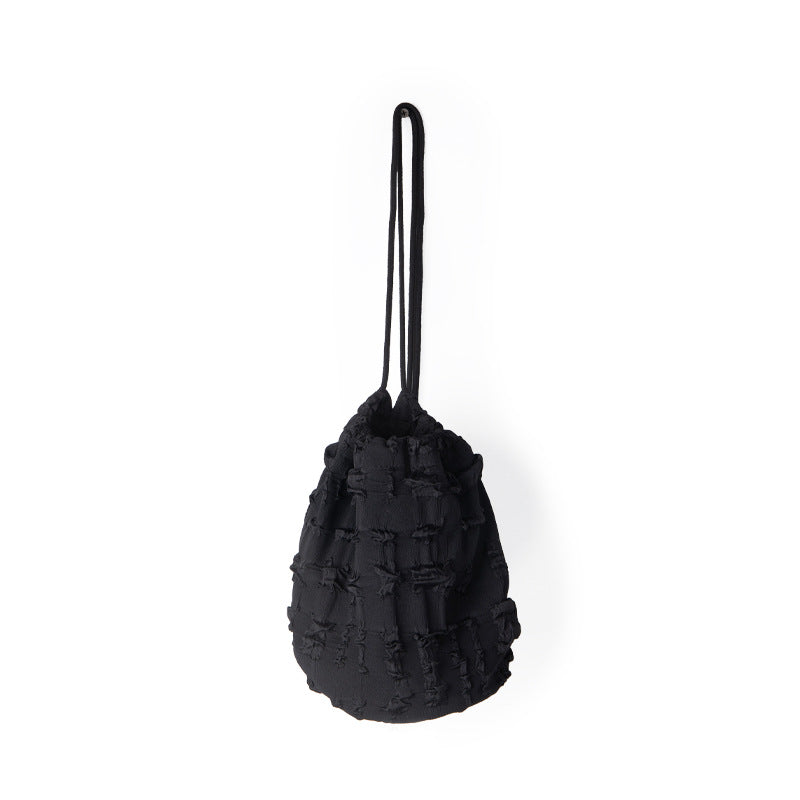 New Fashion Korean Style Pleated Casual Nylon Backpack